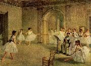 Edgar Degas Ballettsaal der Oper in der Rue Peletier Germany oil painting artist